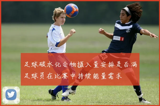 足球碳水化合物摄入量安排是否满足球员在比赛中持续能量需求